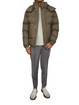 Maglia Boss uomo a trecce in cashmere e lana bianco in UOMO