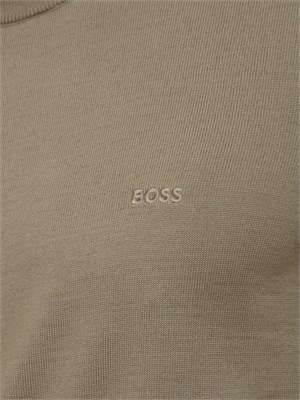 Maglia Boss uomo in lana vergine verde in UOMO