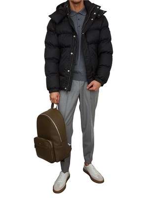 Polo maglia Boss uomo in lana vergine grigia in UOMO