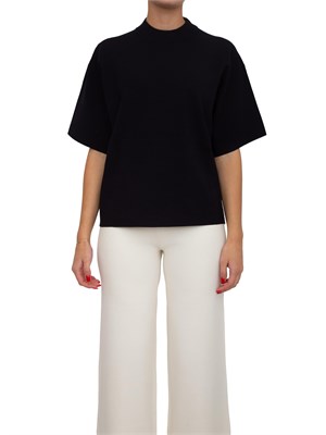 Maglia donna Amici Max Mara  in filato di viscosa blu in DONNA