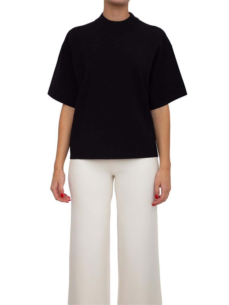 Maglia donna Amici Max Mara  in filato di viscosa blu