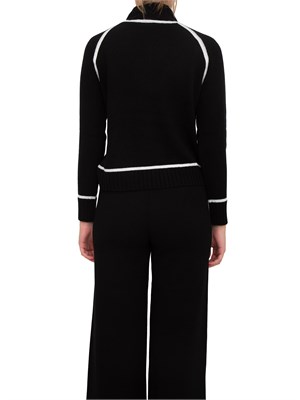 Maglia Pescara Max Mara in lana e cashmere nero in DONNA