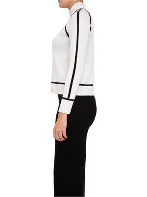 Maglia Pescara Max Mara in lana e cashmere bianco in DONNA