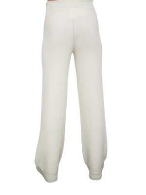 Pantalone palazzo Hinnominate donna in misto viscosa panna con paillettes in DONNA