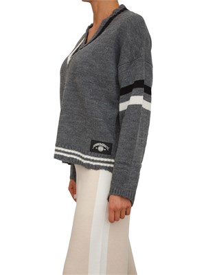 Maglia Hinnominate donna in lana e viscosa grigia in DONNA