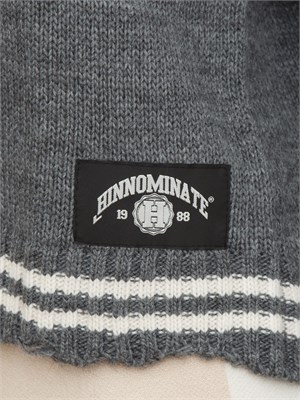 Maglia Hinnominate donna in lana e viscosa grigia in DONNA