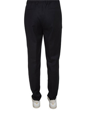 Pantaloni uomo Corneliani in lana vergine blu in UOMO