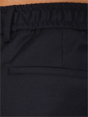 Pantaloni uomo Corneliani in lana vergine blu in UOMO