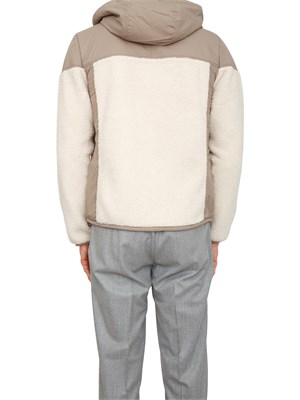 Giubbotto Samson KWAY unisex in tessuto effetto sherpa beige in UOMO