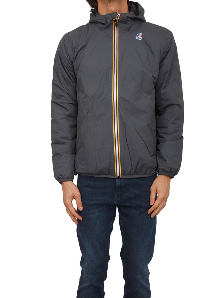 Giubbino unisex Claude K-Way in tessuto grigio