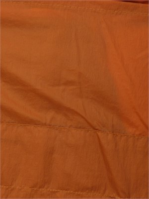 Giubbino uomo K-Way con cappuccio in tessuto tecnico arancione in UOMO