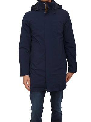 Giubbino Thomal K-Way in tessuto blu in UOMO