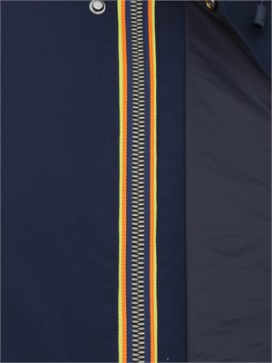 Giubbino Thomal K-Way in tessuto blu in UOMO