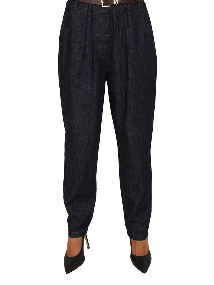 Pantaloni jeans Alexwin Kocca blu scuro