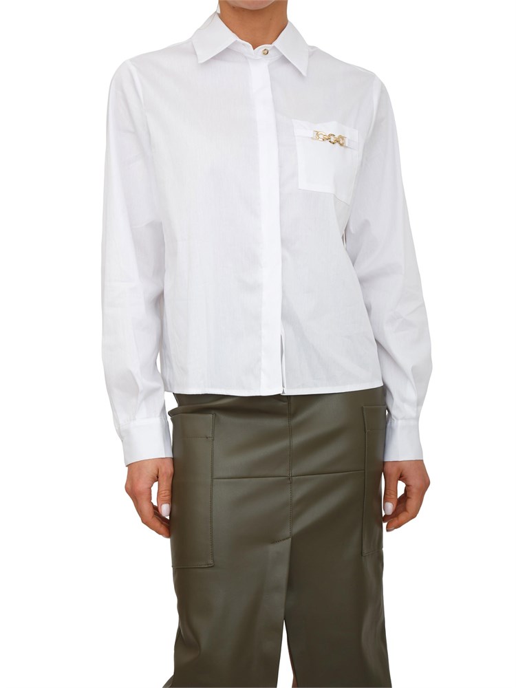 Camicia Ercolina Kocca in cotone bianco