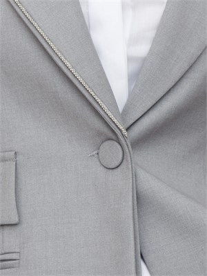 Giacca Amadri Kocca in misto viscosa grigia in DONNA