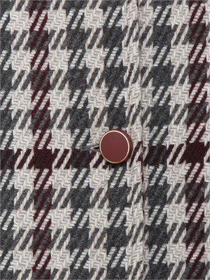 Cappotto Camanto Kocca in misto lana in tartan in DONNA