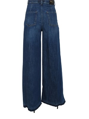 Jeans donna Lullacat di Kocca in denim di cotone blu in DONNA
