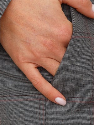 Bermuda Fernande di Kocca in misto viscosa grigia in DONNA