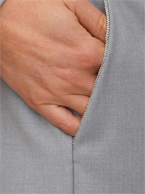 Pantaloni Francisco Kocca in misto viscosa grigia in DONNA