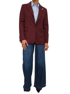 Giacca Fily di Kocca in misto viscosa bordeaux in DONNA