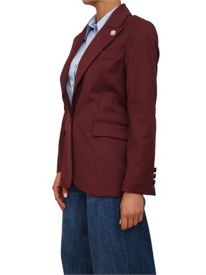 Giacca Fily di Kocca in misto viscosa bordeaux in DONNA