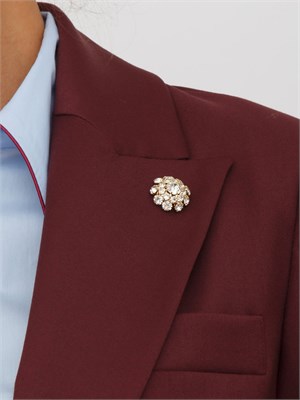 Giacca Fily di Kocca in misto viscosa bordeaux in DONNA