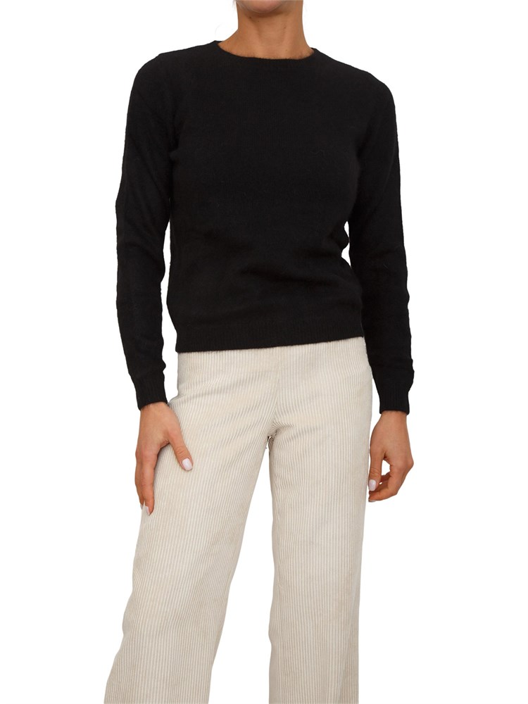 Maglia Baylee di Kocca in misto angora nera