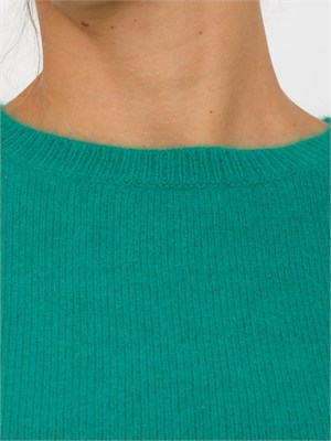 Maglia Baylee di Kocca in misto angora verde in DONNA