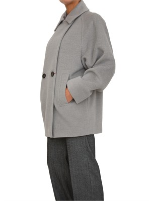 Giaccone caban Ariano Max Mara doppiopetto grigio in DONNA