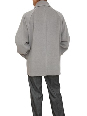 Giaccone caban Ariano Max Mara doppiopetto grigio in DONNA