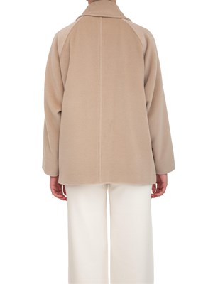 Giaccone caban Ariano Max Mara doppiopetto beige in DONNA
