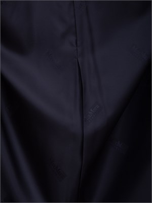 Cappotto midi Newmang Max Mara in pura lana blu in DONNA