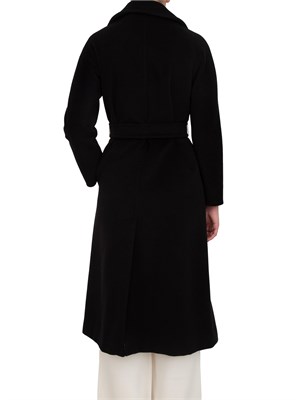 Cappotto Tenzone Max Mara in beaver di pura lana nero in DONNA