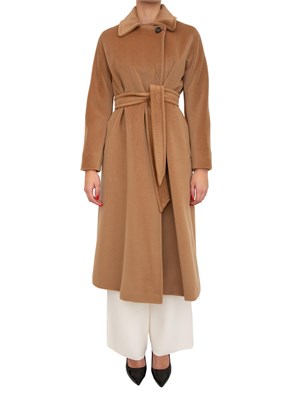 Cappotto Tenzone Max Mara in beaver di pura lana cammello in DONNA