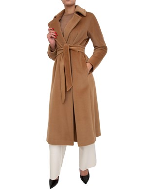 Cappotto Tenzone Max Mara in beaver di pura lana cammello in DONNA