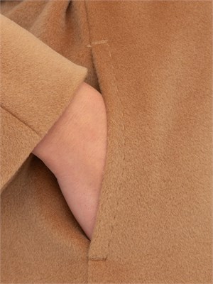 Cappotto Tenzone Max Mara in beaver di pura lana cammello in DONNA