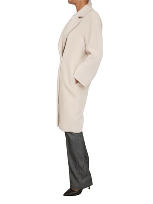 Cappotto donna Tokio Max Mara in lana bianco panna in DONNA