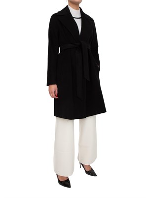 Cappotto Dravenna di Max Mara in pura lana nera in DONNA