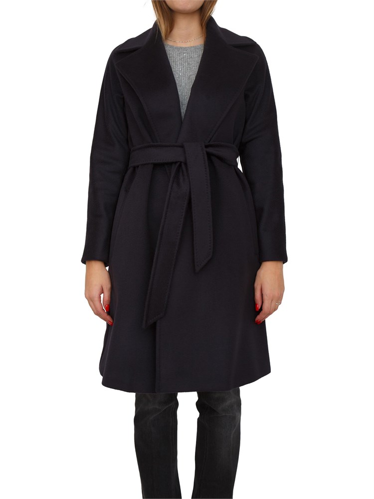 Cappotto Dravenna di Max Mara in pura lana blu