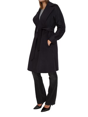 Cappotto Dravenna di Max Mara in pura lana blu in DONNA