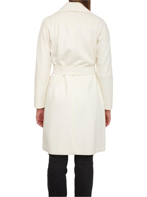 Cappotto Dravenna di Max Mara in pura lana bianca in DONNA
