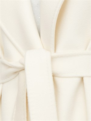 Cappotto Dravenna di Max Mara in pura lana bianca in DONNA