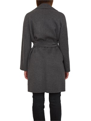 Cappotto Ajaccio Max Mara in lana, seta e cashmere grigio in DONNA