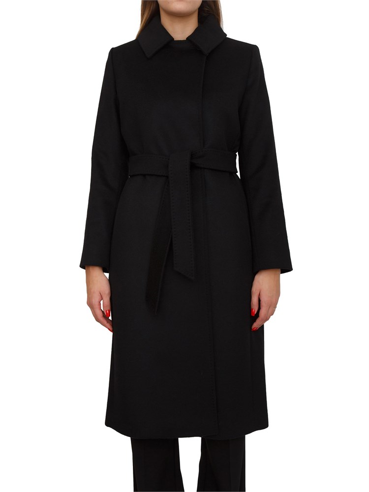 Cappotto Bcollag Max Mara in pura lana nera