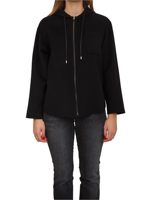 Giaccone Mina di Max Mara in lana, cashmere e seta nero in DONNA