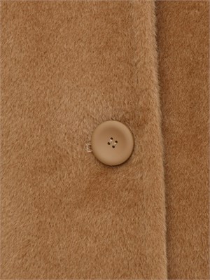 Cappotto Caladio di Max Mara in lana e alpaca cammello in DONNA