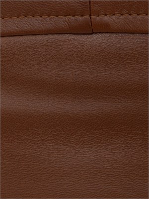 Gonna Taiga Max Mara in pelle cuoio in DONNA