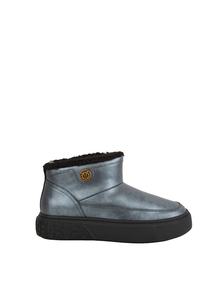 Stivali Yoko 22 Pinko in pelle scamosciata nera