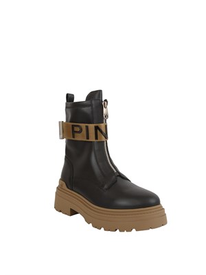 Stivali Pinko Mia 13 in pelle nera in DONNA
